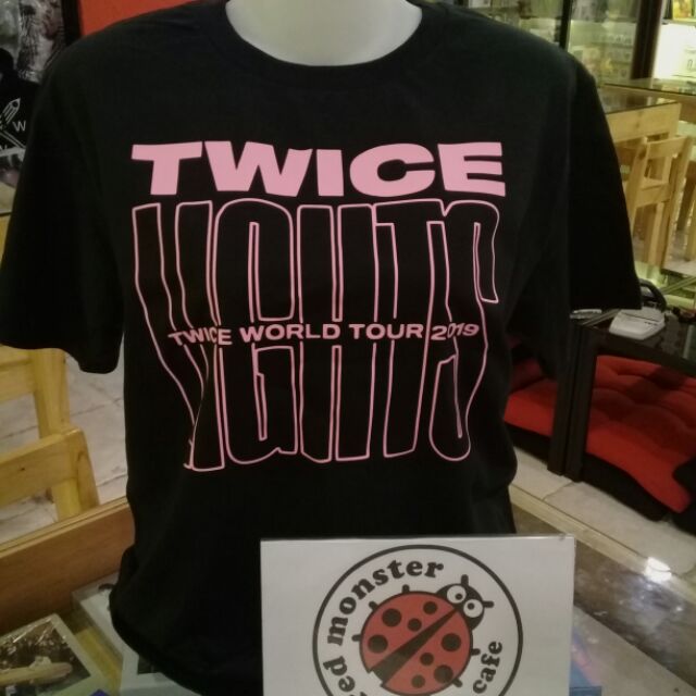 Twice Lights World Tour 2019 Replica Shirt – Red Monster Shop