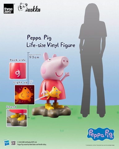 [PRE-ORDER] THREEZERO Peppa Pig Life-size Vinyl Figure