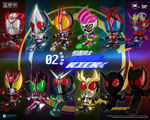 [PRE-ORDER] THREEZERO Kamen Rider Heisei Series 02 Keychain Blind Box (BOX of 10)