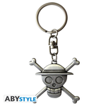 [ONHAND] ABYSTYLE Straw Hat Pirates Logo 3D Keychain