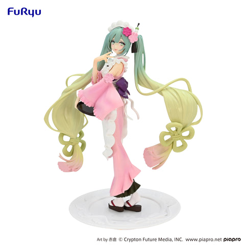 [PRE-ORDER] FURYU Exceed Creative Figure Hatsune Miku Matcha Green Tea Parfait Cherry Blossom ver.