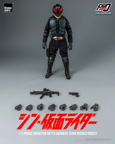 [PRE-ORDER] THREEZERO FigZero 1/6 Scale Phase Variation Batta Augment (SHIN MASKED RIDER)