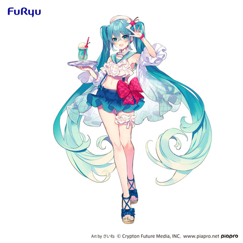 [PRE-ORDER] FURYU Exceed Creative Figure Hatsune Miku SweetSweets Series Melon Soda Float