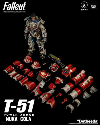 [PRE-ORDER] THREEZERO 1/6 Scale T-51 Nuka Cola Power Armor - Fallout
