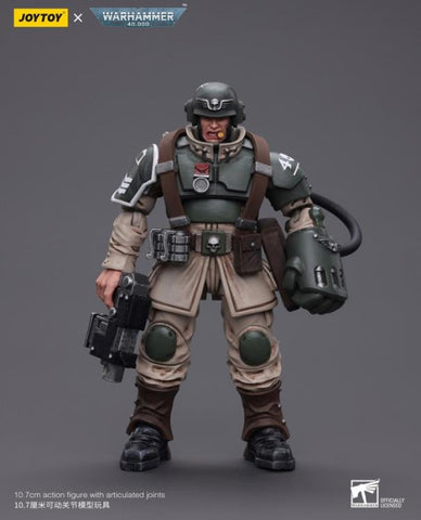 [PRE-ORDER] JOY TOY 1/18 Scale Astra Militarum Cadian Command Squad Veteran Sergeant with Power Fist
