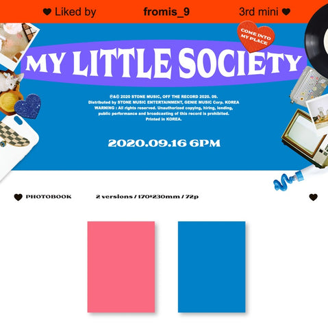 [BACK-ORDER] fromis_9 - My Little Society (3rd Mini Album)