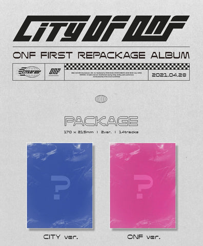 [BACK-ORDER] ONF - City of ONF (1st Repackage Album) [NO POSTER]
