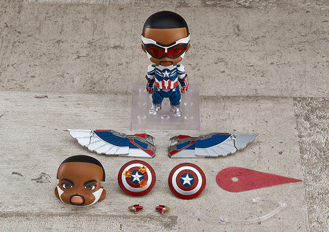 [ONHAND] Nendoroid 1618-DX Captain America (Sam Wilson) DX - The Falcon and The Winter Soldier