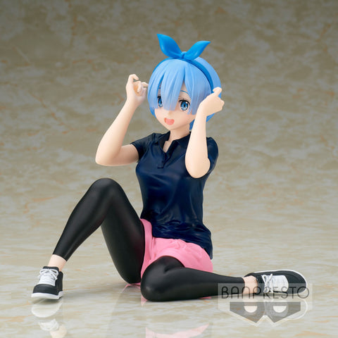 [ONHAND] BANPRESTO RELAX TIME REM TRAINING STYLE VER. - RE:ZERO STARTING LIFE IN ANOTHER WORLD
