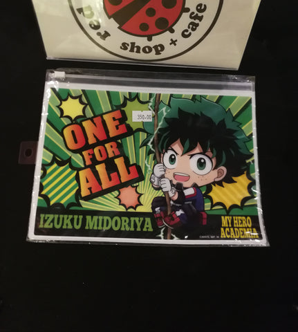 My Hero Academia - Small Plastic Envelope Zip Pouch - "One For All" Midoriya