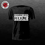 Gamers Rule Gaming Tshirt Game Shirt