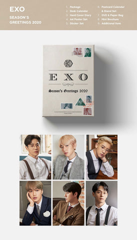 [ONHAND] EXO Season's Greetings 2020 with Withdrama Bonus Photocard Set