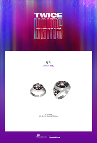 [BACK-ORDER] TWICE - SILVER RING (2019 TWICELIGHTS)