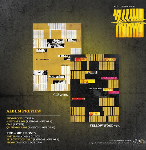 [Incoming Pre-Order] Stray Kids Special Album - Clé 2:  Yellow Wood (Normal Ver.)